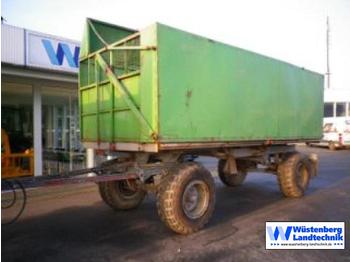 Fortschritt HW 80 mit Schwerhäckselaufbau - Farm trailer