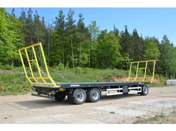 Farm platform trailer Metal-Fach Ballentransportwagen T 019-Neumaschine: picture 1