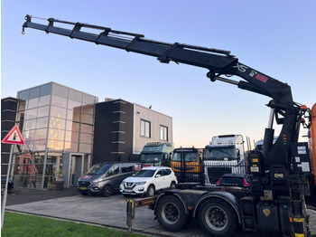 Hiab 477 E-5+1 MET REMOTE CONTROL + 4 OUTRIGGERS  - Truck mounted crane