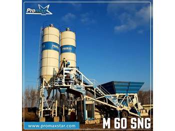 PROMAXSTAR Mobile Concrete Batching Plant PROMAX M60-SNG(60m³/h) - Concrete plant