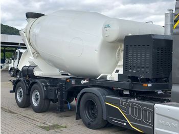 Concrete mixer truck EUROMIX MTP 10m³ Betonmsicher Auflieger: picture 1