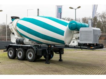 Concrete mixer truck EUROMIX MTP 12m³ Betonmsicher Auflieger: picture 1