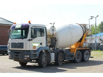 Concrete mixer truck MAN TGA 32410 8X4   9m³: picture 1