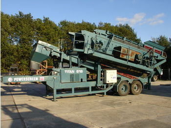  POWERSCREEN TITAN 618 16X6 SIEBANLAGE MOBILE - Construction machinery