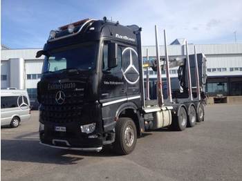 Mercedes-Benz Arocs 3663 L/8x4 - Turbohidastinkytkin - Forestry trailer