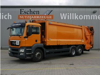 Garbage truck MAN TGS 26.320 6x2-2 BL, EEV, Heil Hecklader, Klima: picture 1