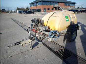  Western Single Axle Plastic Water Bowser, Yanmar Pressure Washer (Spares) - Pressure washer