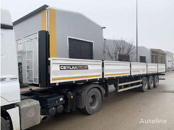 CEYLAN 3 AXLES FLATBED&PLATFORM WITH SIDE COVER - Dropside/ Flatbed semi-trailer: picture 3
