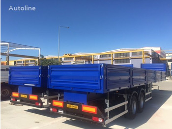 CEYLAN 3 AXLES FLATBED&PLATFORM WITH SIDE COVER - Dropside/ Flatbed semi-trailer: picture 4