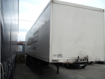 Ackermann Citysattel Isolierkoffer Lenkachse Ladebordwand  - Closed box semi-trailer