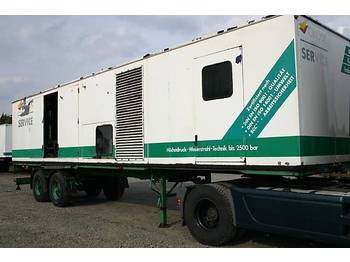 Eggers SX 14 E 2-Achs Kofferauflieger mit Brief  - Closed box semi-trailer