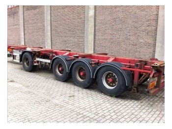 DTEC CONTAINER CHASSIS DEELBAAR 4-AS - Container transporter/ Swap body semi-trailer
