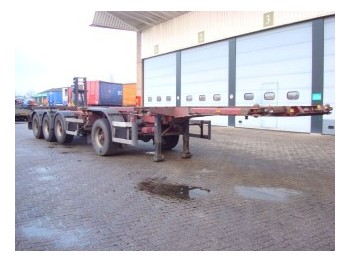 D-TEC CONTAINER CHASSIS/DEELBAAR 4-AS - Container transporter/ Swap body semi-trailer