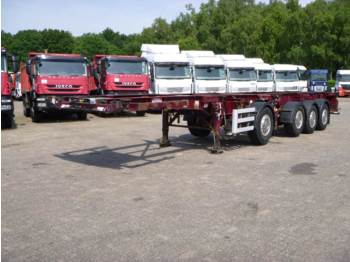 Dennison 3+1 axle 2 x 20 ft combi trailer - Container transporter/ Swap body semi-trailer
