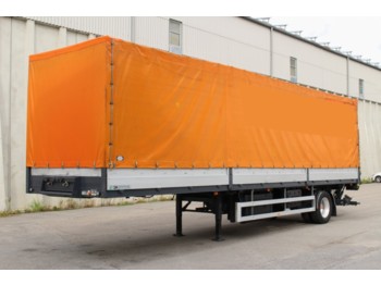  Grünenfelder SLA22 1 Achs City Lenkachse LBW - Curtainsider semi-trailer