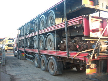 ror axel 5 in tolal  - Dropside/ Flatbed semi-trailer