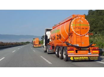 New Tanker semi-trailer for transportation of cement EMIRSAN Customized Cement Tanker Direct from Factory: picture 1