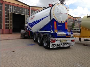 New Tanker semi-trailer for transportation of cement EMIRSAN Manufacturer of all kinds of cement tanker at requested specs: picture 1