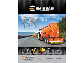 New Tanker semi-trailer for transportation of bulk materials Emirsan Cement Bulker Trailer New: picture 1