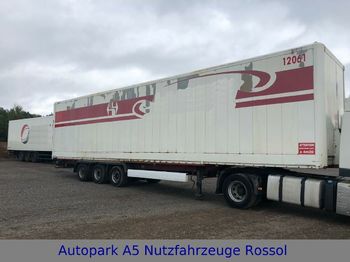 Closed box semi-trailer Krone SDK 27 Koffer SAF Doppelstock: picture 1