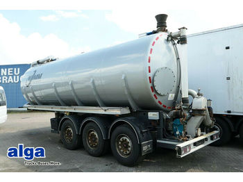 Tanker semi-trailer Kumm Edelstahl, 30m³, Gülle, Börger, Lift/Lenk: picture 1
