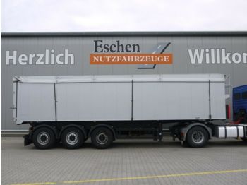 Tipper semi-trailer Lück SKR 35, 49 m³ Alu Mulde, Kombitür, Türen links: picture 1