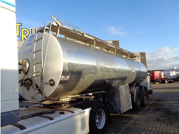 Tanker semi-trailer for transportation of milk MAISONNEUVE Milk / Water+ 2 Comp + Pump + adr+25000 liter: picture 1