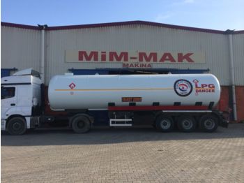 New Tanker semi-trailer for transportation of gas MIM-MAK 45 m3 LPG TRANSPORT TANK: picture 1