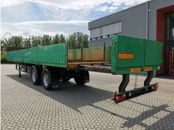 Semi-trailer Orten SP27 / Lenkachse / 2m Auschub / Stahltransport: picture 1