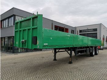 Dropside/ Flatbed semi-trailer Orten SP27 / Lenkachse / 2m Auschub / Stahltransport: picture 1