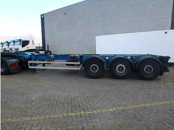 Container transporter/ Swap body semi-trailer Renders 20/30/40/45FT extendable + 3 axle mercedes: picture 1