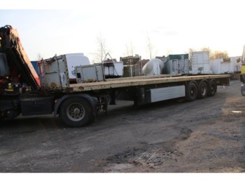 Dropside/ Flatbed semi-trailer Robuste-Kaiser PLATEAU + TWIST-LOCKS - CONTAINER 20'+40': picture 1