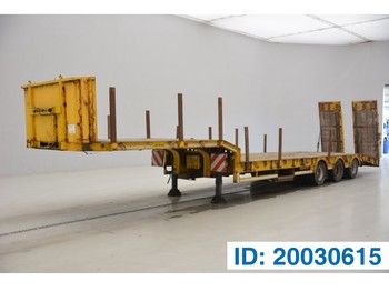 Low loader semi-trailer TURBO'S HOET Low bed trailer: picture 1