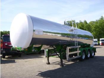 Clayton Food (milk) tank inox 30 m3 / 1 comp - Tanker semi-trailer