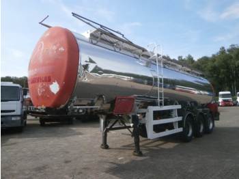 Clayton Food (milk) tank inox 30m3 / 1 Comp - Tanker semi-trailer