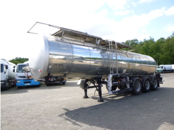 Clayton Food tank inox 23.5 m3 / 1 comp + pump - Tanker semi-trailer