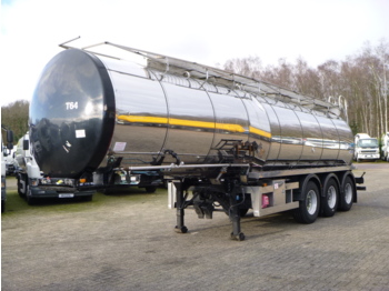 Clayton Heavy oil / bitumen tank inox 30 m3 / 1 comp + pump - Tanker semi-trailer