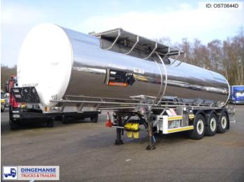 Crossland Bitumen tank inox 31.8 m3 / 1 comp - Tanker semi-trailer