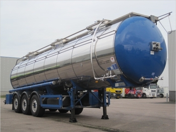 Feldbinder 32.000 l., 3 comp.+ Webasto, weight: 6.750 kg. - Tanker semi-trailer