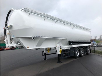 HEITLING 51 m3, 7 compartments animal food silo trailer - Tanker semi-trailer