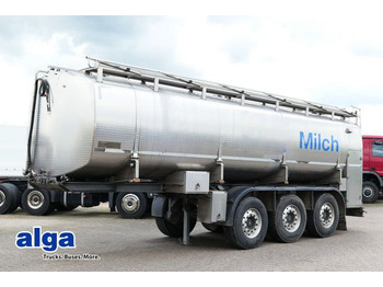 HLW STA35, Edelstahl, 27m³, 2x Liftachse,Gelenkt  - Tanker semi-trailer