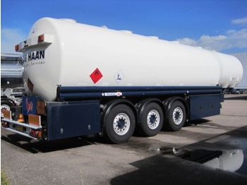 Hendricks, Goch 47.100 L., 5 comp. + PUMP, FUEL TANKER, 2004 - Tanker semi-trailer
