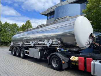 KLAESER Chemietank TSA 31C, ADR/GGVS, Förderpump  - Tanker semi-trailer