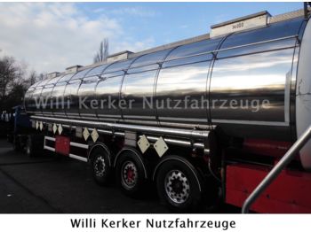Klaeser V4A Chemieauflieger 55 cbm   7491  - Tanker semi-trailer