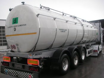 Menci Santi 3 Kammer Isoliert 31.000L - Tanker semi-trailer