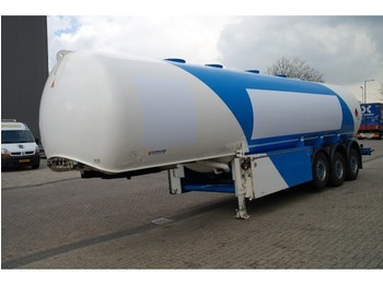 Schrader 3 AXLE GASOLINE TANKTRAILER - Tanker semi-trailer