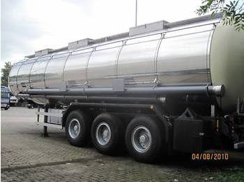 VOCOL INOX FOOD TANK TRANSPORT HEATING130*C+WASHING SYSTEEM+ABS+ADR+SAF 3xKAMER Vocol INOXtank 29300ltr+3rooms+heating 130C - Tanker semi-trailer