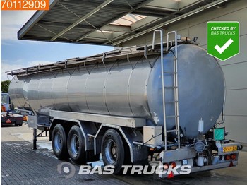 Vocol 38.000 Ltr. Stainless steel + Pump Gülle Mest RVS INOX - Tanker semi-trailer