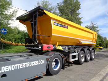 OZSAN 25m3 2X Liftachse - Tipper semi-trailer