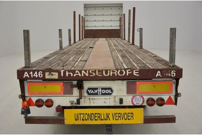 Dropside/ Flatbed semi-trailer Van Hool Extendable platform trailer: picture 13
